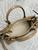 Prada 1BA486 Bonnie leather mini handbag Apricot