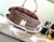 Chanel AS5689 25N Shopping Bag Tweed Shearling Lambskin Purple＆ Brown