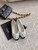 Chanel Women's G31318 Camellia shoes Lambskin CC91010