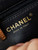 Chanel AS4416 Mini Shopping Bag Houndstooth fabric & Gold Metal White and Black