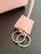 Balenciaga 7897792 Rodeo Handbag Small in Pink smooth calfskin  aged-Silver