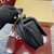Gucci 806017 GG Milano Mini Top Handle Bag Black puffy quilted leather