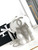 Chanel A88990 Evening Resin Crystal Chain Fringe CC Oval Minaudiere