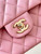 Chanel A01117 Flap Handbag Classic Bag 23cm Pink Lambskin