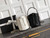 Chanel AS5486 Mini Bucket Bag Lambskin & Gold-Tone Metal White