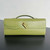 Bottega Veneta BV 741511 Long Clutch Andiamo With Handle Emerald Crocodile-grain Lambskin leather Lemon Green