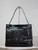 Yves Saint Laurent YSL 577998 NIKI Large Retro Pleated Genuine Leather Shopping Bag