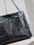 Yves Saint Laurent YSL 577998 NIKI Large Retro Pleated Genuine Leather Shopping Bag