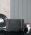 Chanel A90090 Flap Bag Vintage Black Suede Silver