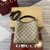 Gucci 815118 GG Emblem Mini Bucket Bag Black