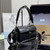 Prada Explore medium nappa leather shoulder bag with flap 1BD394 Black
