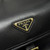 Prada Explore medium nappa leather shoulder bag with flap 1BD394 Black