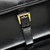 Prada Explore medium nappa leather shoulder bag with flap 1BD394 Black