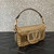 Valentino 5W2B0N86NKG_ZF7 Valentino Garavani Locò Small Embroidered Shoulder Bag Gold