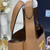 Prada 1BA349 Mini leather handbag Brown Gold
