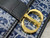 Dior M9334 30 Montaigne East-West Bag with Chain Bag with Chain Blue Denim Dior Oblique Jacquard M2027