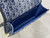 Dior M9334 30 Montaigne East-West Bag with Chain Bag with Chain Blue Denim Dior Oblique Jacquard M2027