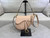 Dior M0455 Saddle Bag With Strap Grained Calfskin Rose Pink M0456