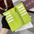 Gucci Imprint long wallet 835014 Lemon green