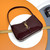 YSL 710318 MINI LE 5 À 7 IN Patent LEATHER Wine Red
