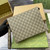 Gucci 768255 GG pouch with GG detail Dark Gray