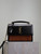 YSL 634723 SUNSET TOP HANDLE IN SMOOTH LEATHER AND Suede brown