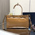 Prada 1BA433 Large Leather Handbag Brown