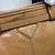 Prada 1BA433 Large Leather Handbag Brown