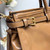 Prada 1BA433 Large Leather Handbag Brown