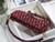 Dior S5632 Saddle Flat Belt Pouch M928 Red - Voguebags