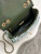 Chanel A09888 25C Evening Green & white sequin mini AS4561  limited edition Lambskin