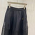 Dior 221J37 Flared Skirt in Black Tulle Tech