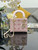 Dior M0505 Mini Lady Dior Bag Calfskin Embroidery crystal Pink