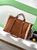 Chanel A66941 Large TOTE Shearling Suede & Gold-Tone Metal Brown