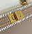 Fendi 8BN327 Peekaboo ISeeU Medium Gray &White interlace leather bag 80143