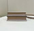 Fendi 8BN327 Peekaboo ISeeU Medium Gray &White interlace leather bag 80143