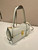 Prada Soft Sound medium leather shoulder bag 1BN023 White
