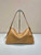 Prada 1BC228 Prada Aimèe Large leather shoulder bag Brown