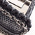 Tom Ford 29116800081 Metallic Python Natalia Chain Shoulder Bag Gray Black