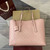 Gucci 847455 GG Emblem Large tote bag Pink
