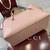 Gucci 847455 GG Emblem Large tote bag Pink