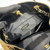 Chanel AS5636 Shopping Bag Suede Calfskin Shiny Lambskin Black & Brown