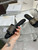 Dior KCO138CTU Dway Slide Black Calfskin and Gold-Finish Studs Shoes D82981