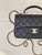 Chanel AS2431 Mini Classic Handbag With Top Handle CC19050 Calfskin Black