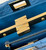 Fendi 8BN244 Peekaboo Iconic Mini Blue Ostrich Leather 66806 Bag