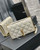 YSL 585031 Saint Laurent Becky Chain Shoulder Bag Leather White