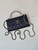 Chanel AP3238 Phone Holder with Chain Grained Shiny Calfskin Black