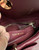 Dior M0737 Cigale top handle bag Wine Red