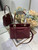 Dior M0737 Cigale top handle bag Wine Red