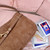 MiuMiu 5BC181 Aventure Suede leather bag Brown